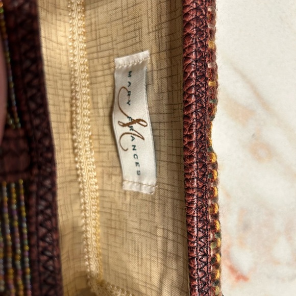 Mary Frances handbag- details beading, fresh water pearls, mother of pearls. - Picture 4 of 8